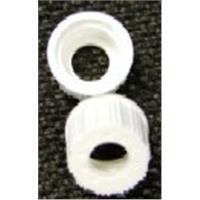 8 mm White Screw Cap (100/pk) 